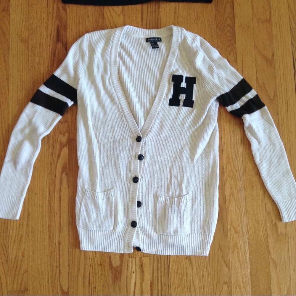 Letter Cardigan